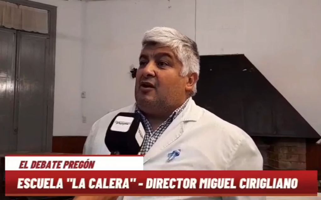 Escuela La Calera: Se instaló sistema fotovoltaico y se recibieron anteojos para los alumnos