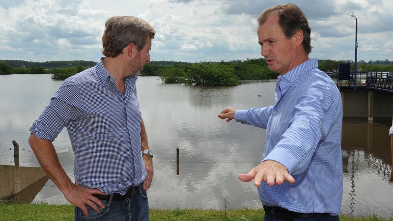 Frigerio y Bordet recorrerán las zonas inundadas 