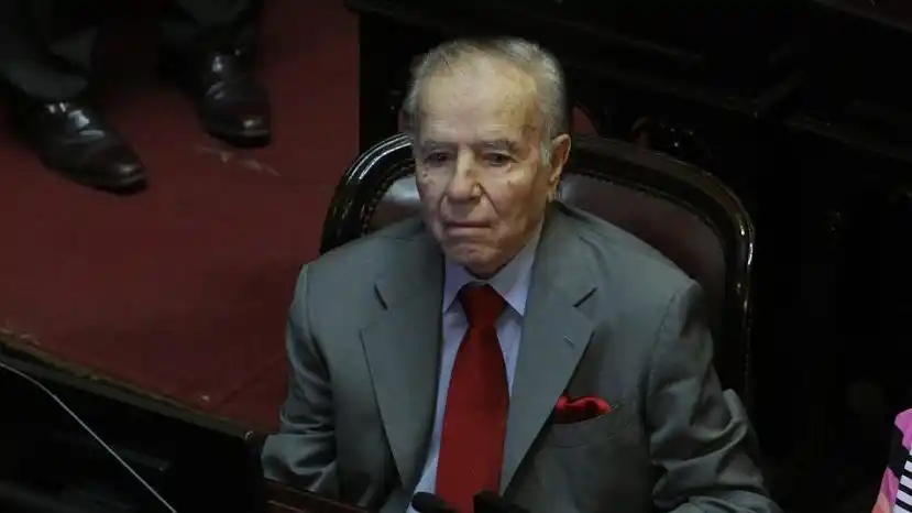 Le impide ser candidato: Carlos Menem apeló el fallo de la Cámara Electoral