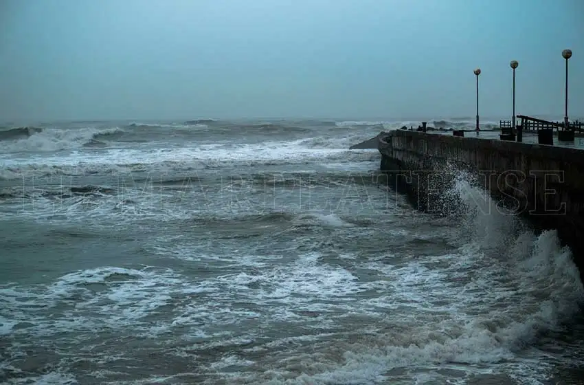 Paró la lluvia: viernes nublado con fuerte viento en Mar del Plata