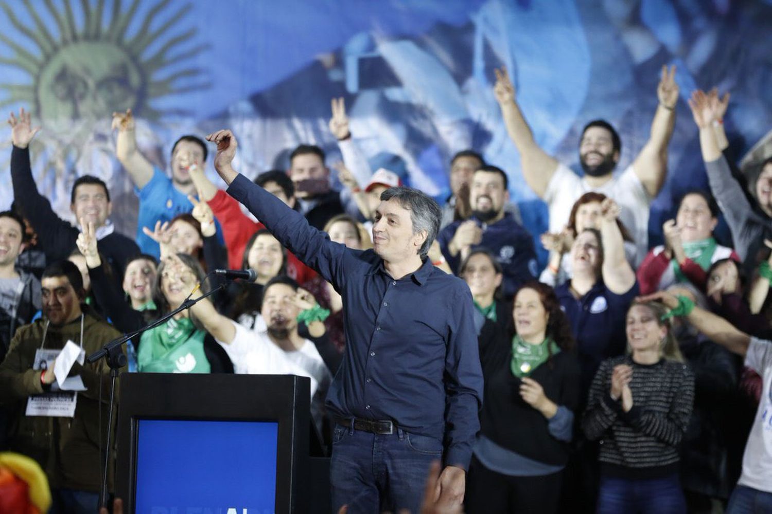 Máximo Kirchner en el Plenario de Unidad Ciudadana en Ensenada: "Macri no tuvo piedad"