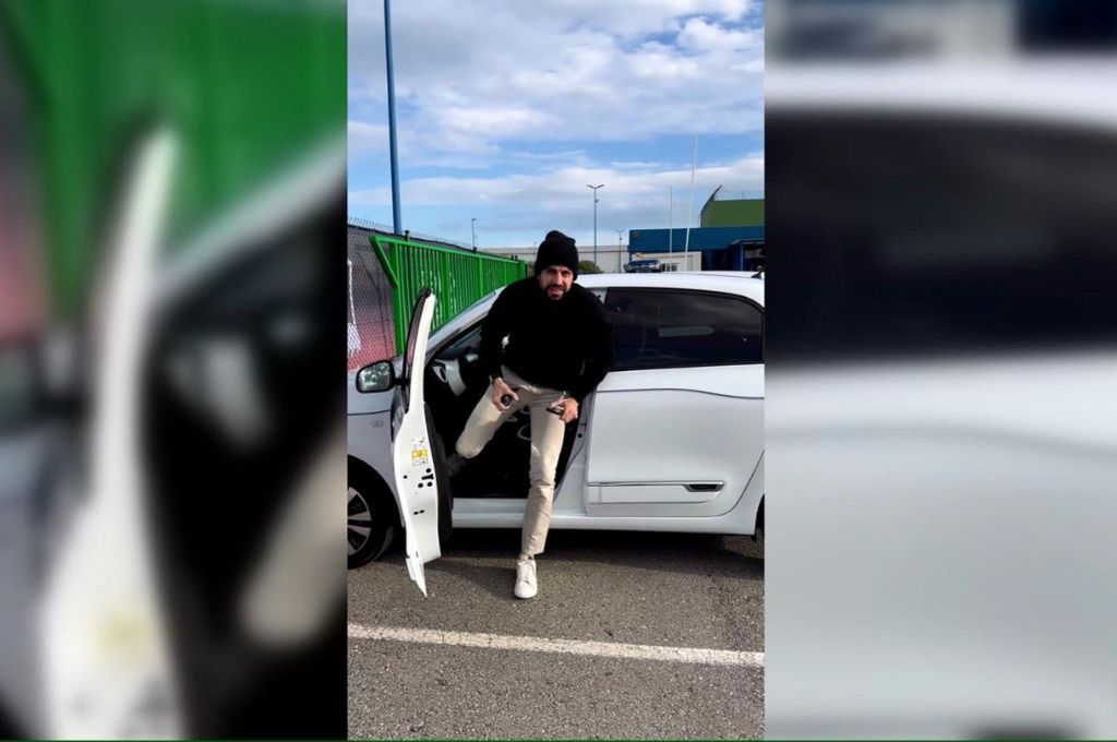 Furor en las redes sociales: cuál es el mensaje oculto de Piqué a Shakira en la patente de su Twingo