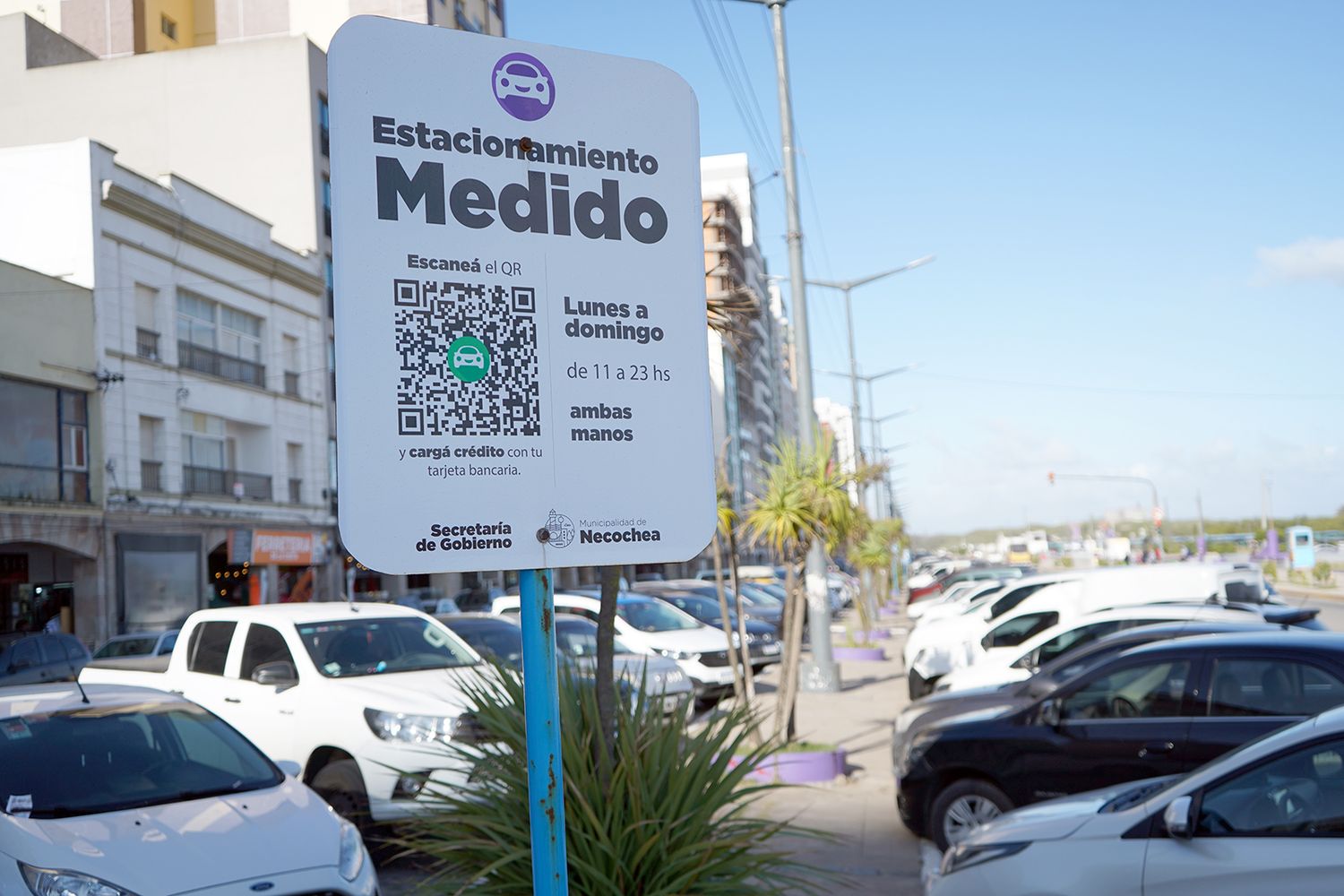 Nuevas formas de pago. El sistema QR es uno de los más usados por los turistas a la hora de abonar el SEM