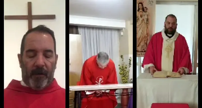 La celebración de la Pasión se siguió online