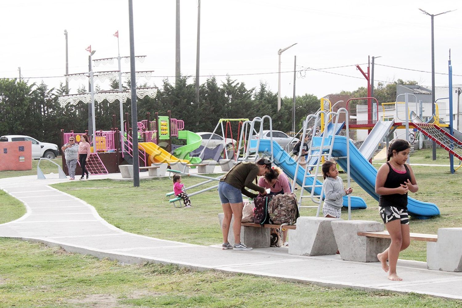 Nuevos juegos repotenciaron el sector para los chicos sobre 502