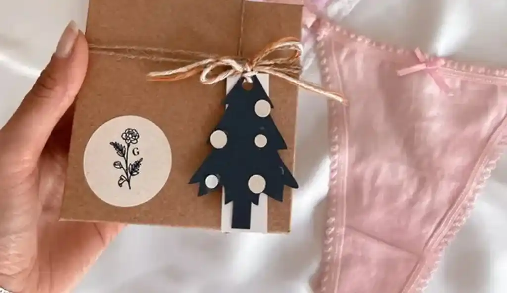 bombacha rosa navidad