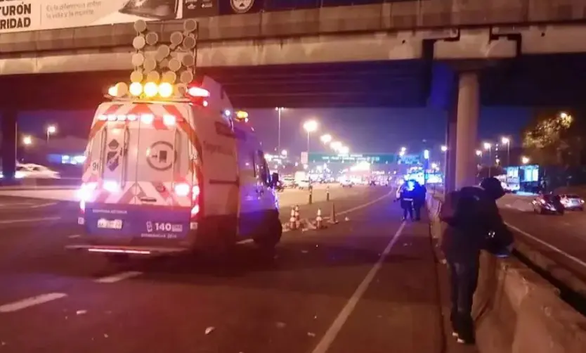 Panamericana: murió un motociclista tras chocar contra un guardarrail