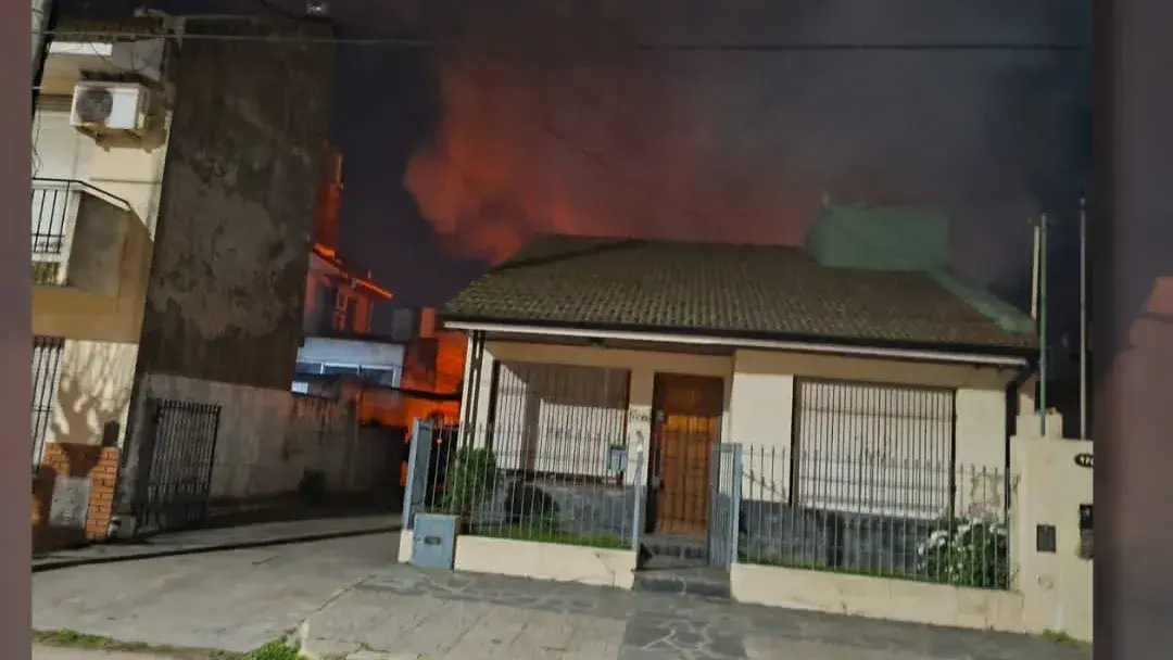 Incendio en calle 63