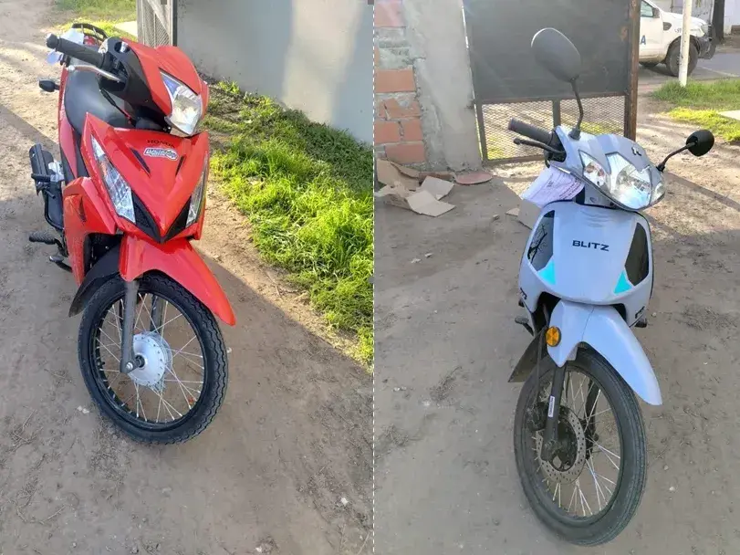 Las motocicletas fueron trasladadas a depósito municipal.