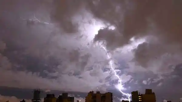 Renovaron el alerta meteorológico por tormentas fuertes