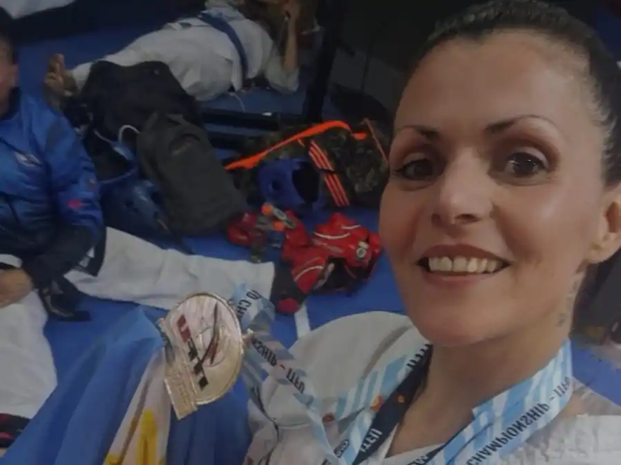 Daniela Vecino se consagró campeona mundial de Taekwon-Do
