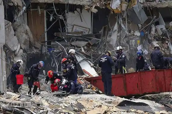 Derrumbe en Miami: asciende a 9 el número de muertos