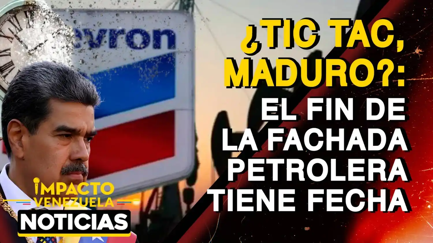 ¿TIC TAC, MADURO?: EE. UU. el fin de la fachada petrolera tiene fecha- VIDEO