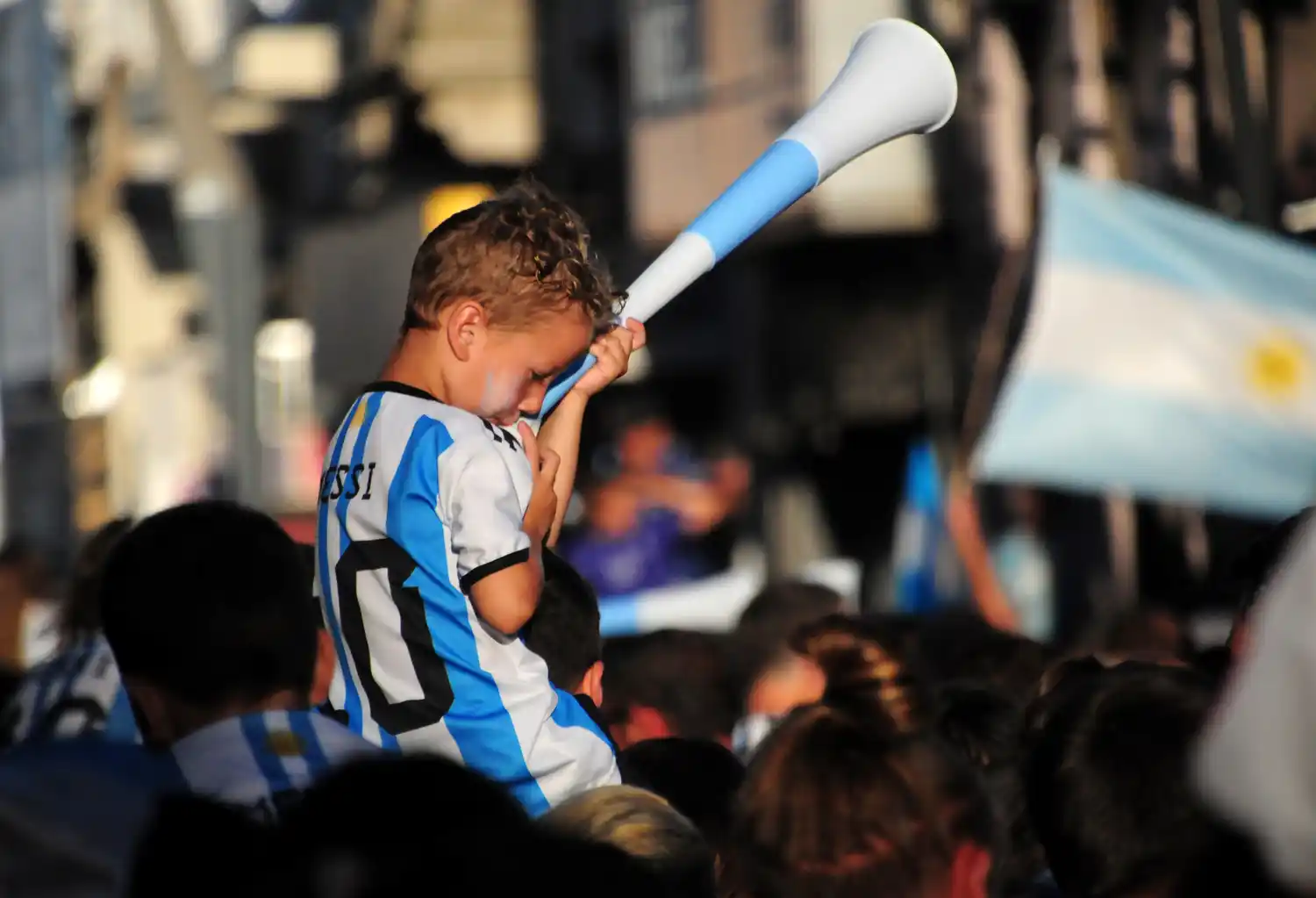 Así festejaron los tandilenses el pase a la final de la Selección Argentina
