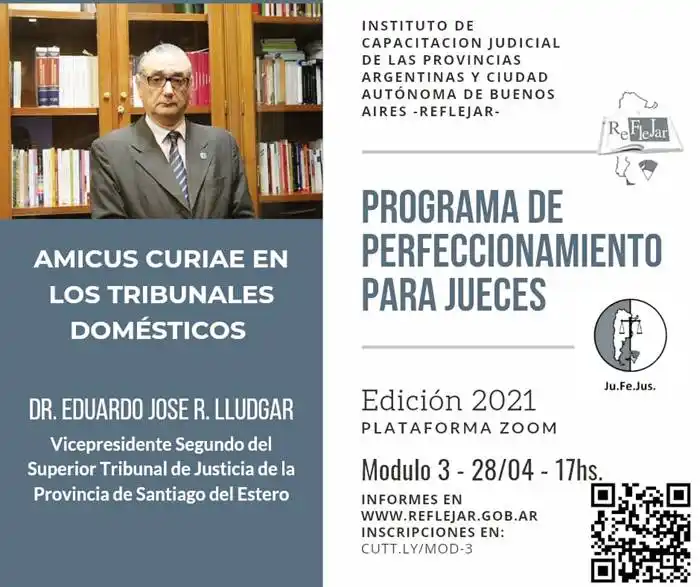 Nuevo módulo del programa de Perfeccionamiento para integrantes de la Magistratura Judicial