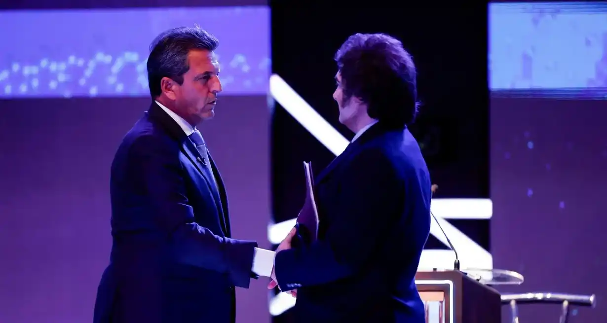 Javier Milei se impuso a Sergio Massa en el balotaje de este domingo. Crédito: Reuters