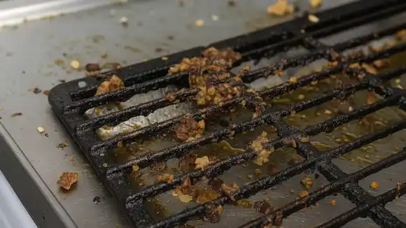 Adiós a los pegotes en la rejilla de la cocina: el truco casero con dos ingredientes que la deja como nueva