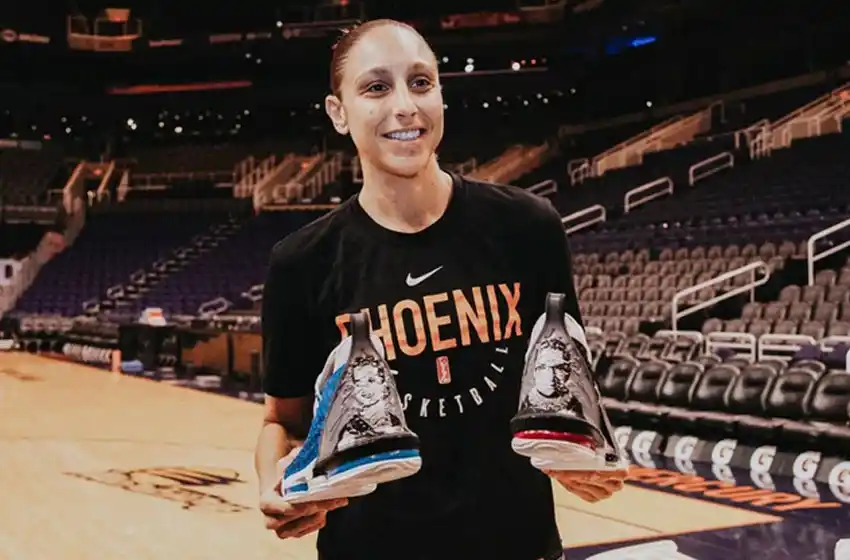 Una leyenda de básquet estadounidense utilizará unas zapatillas con el rostro de Eva Perón