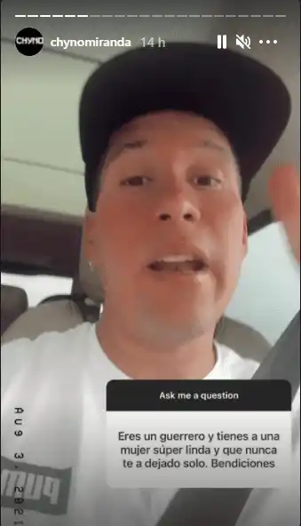 Chyno contestó en video en su Instagram las preguntas para no dejar dudas.