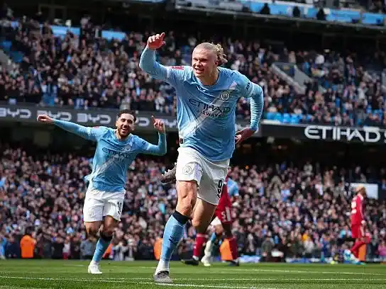 Haaland anotó por duplicado.