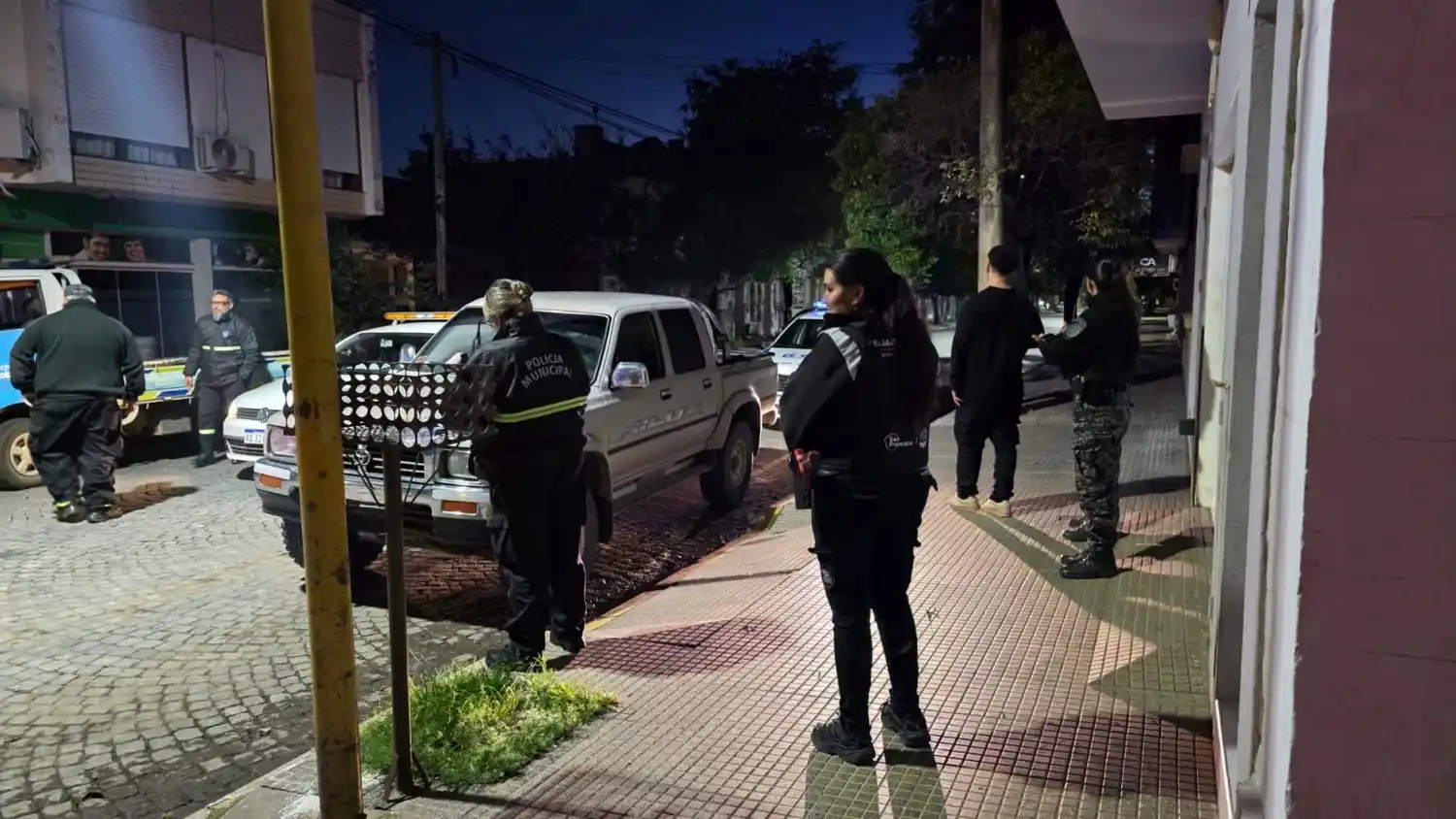 El conductor iba en contramano por calle Mitre.