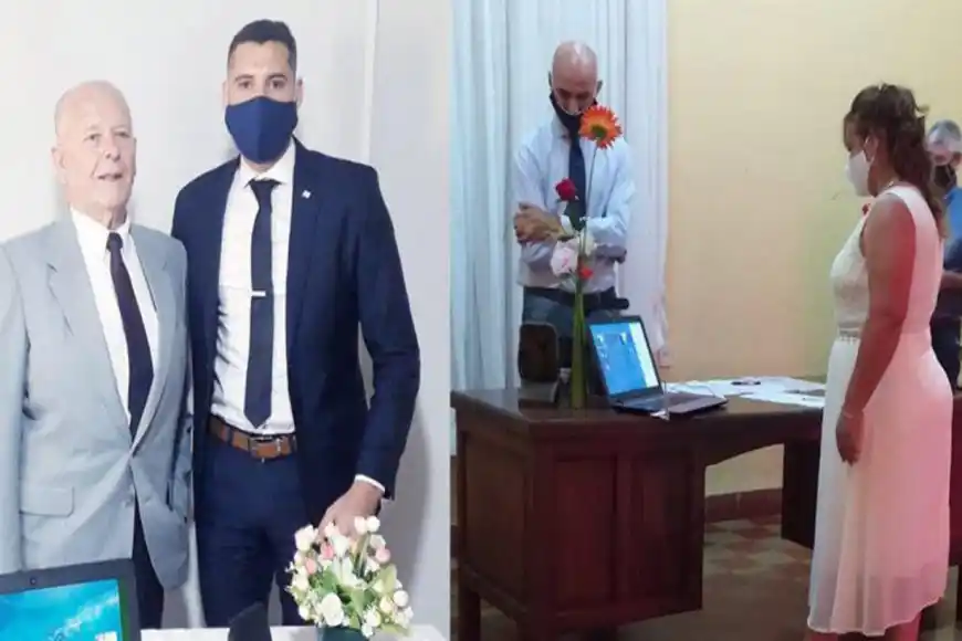 Celebraron el primer matrimonio virtual de Entre Ríos