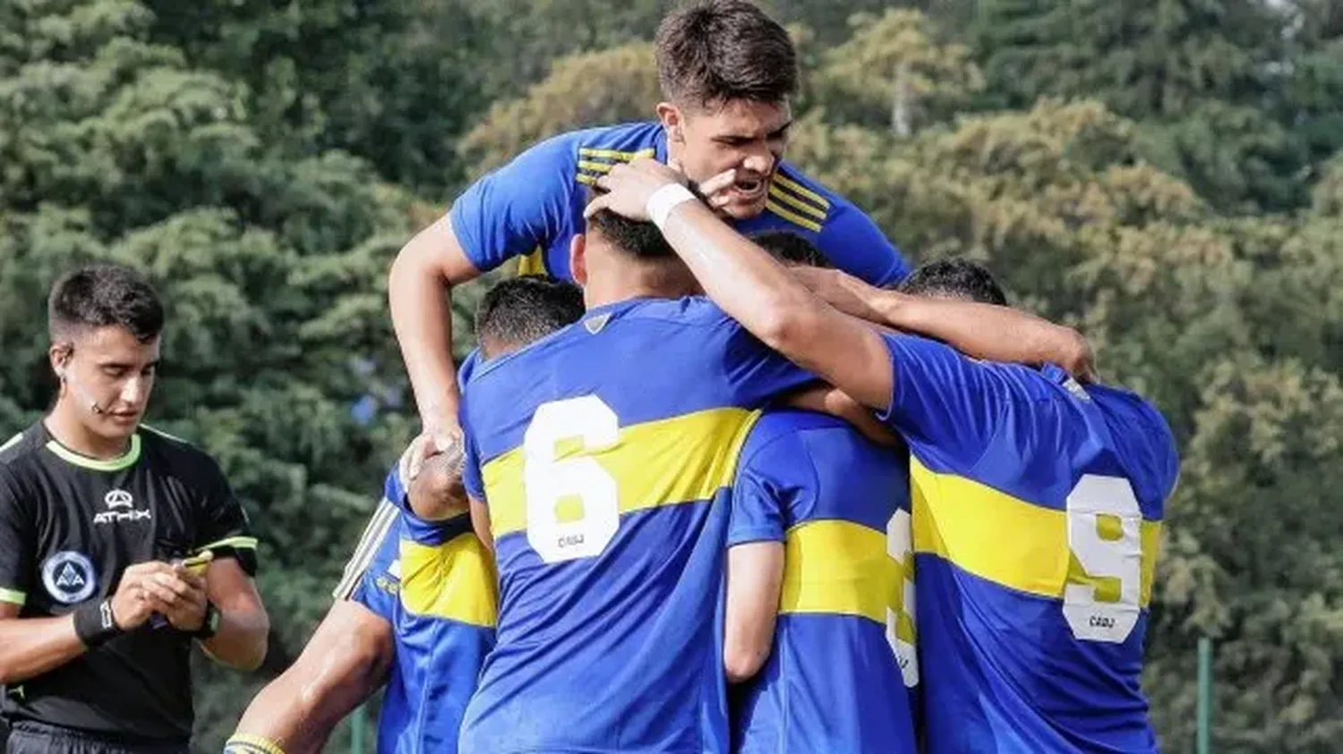 Agustín Almendra volvió a jugar y le dio la victoria a la reserva de Boca