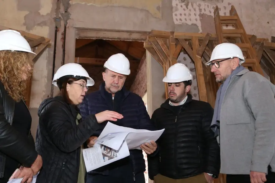 Perotti recorrió las obras del Centro de Justicia Penal