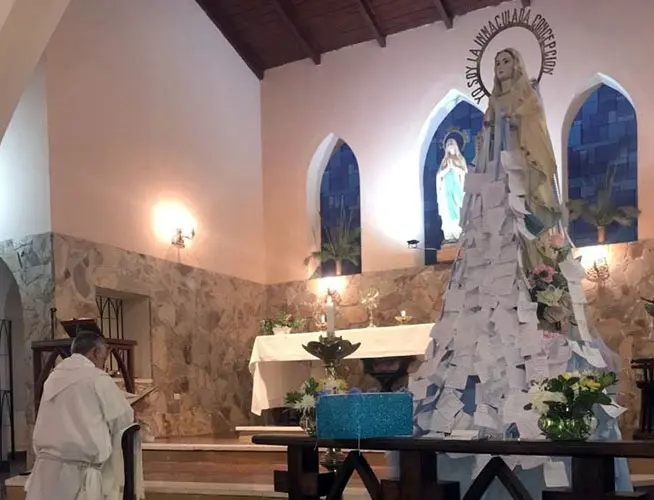 Virgen de Lourdes: el viernes se celebrará con una misa