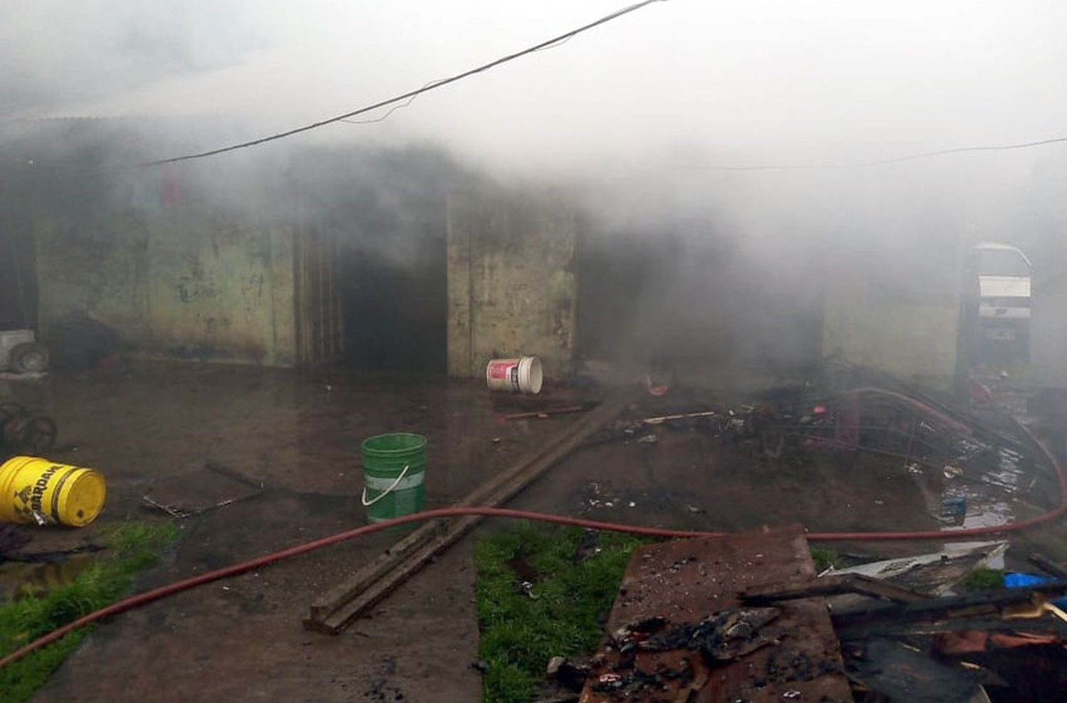 Un nene de dos años murió en un incendio en el barrio San Jorge