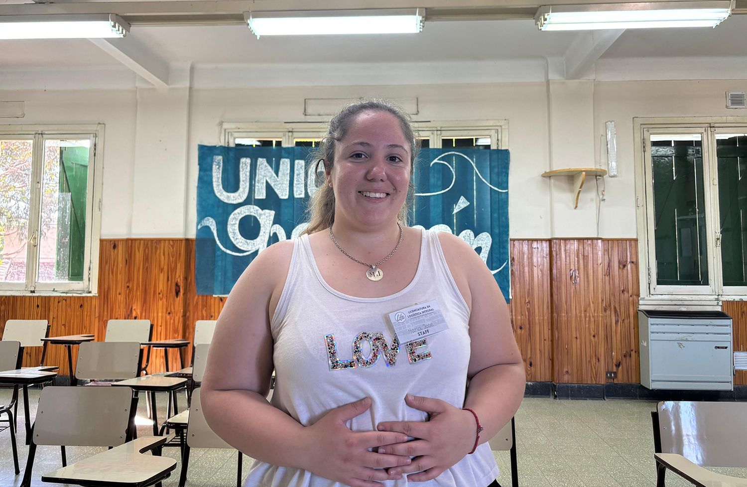 María José Acien. Presidenta del Centro de Estudiantes