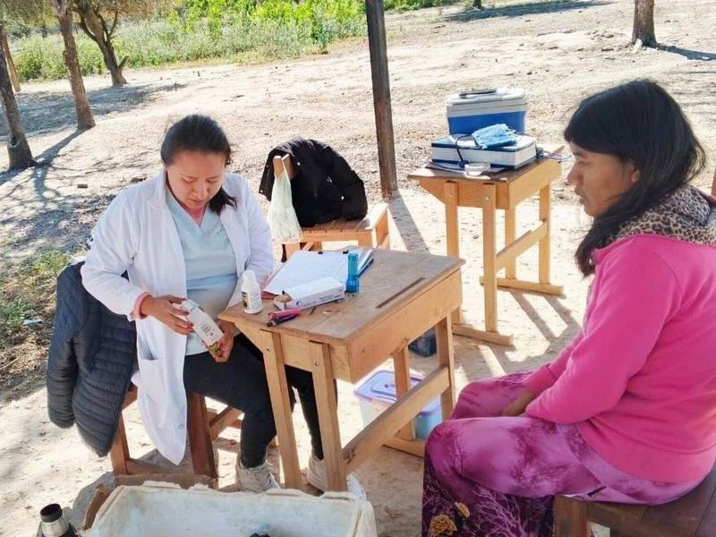 Vecinos de la comunidad El Palmarcito II 
recibieron completos servicios de salud