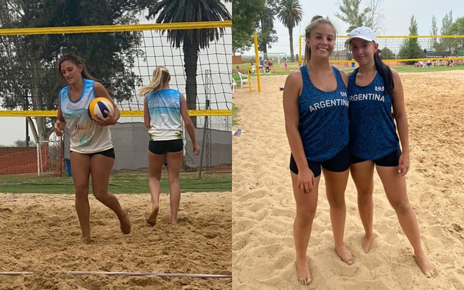 Duplas de Náutico en un certamen de beach en Baradero: Kurlat-Grabovieski y Tagliatore-Rimasa se subieron al podio