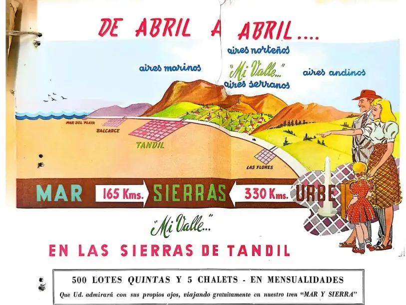 El folleto que presentaba el proyecto "Mi Valle".