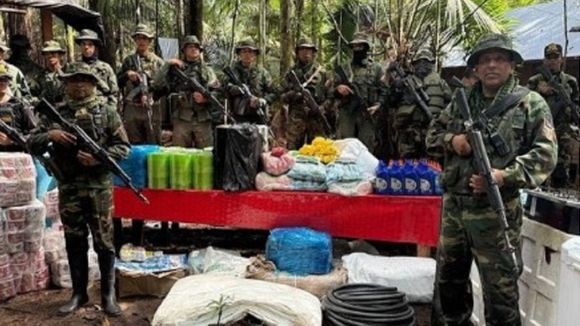 FANB desmantela campamento usado por el narcotráfico en el Amazonas