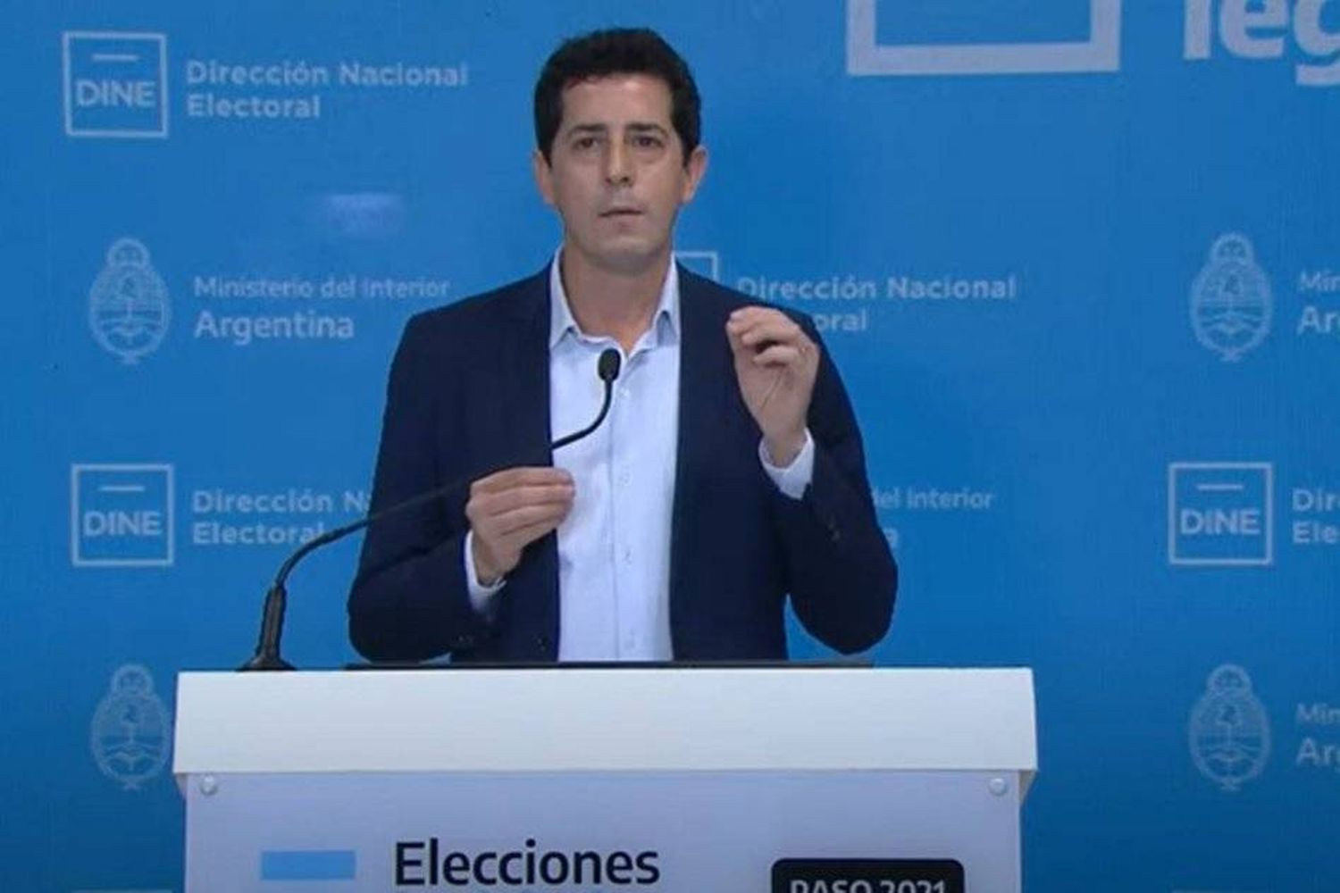 De Pedro aseguró que "se espera un escrutinio provisorio rápido"