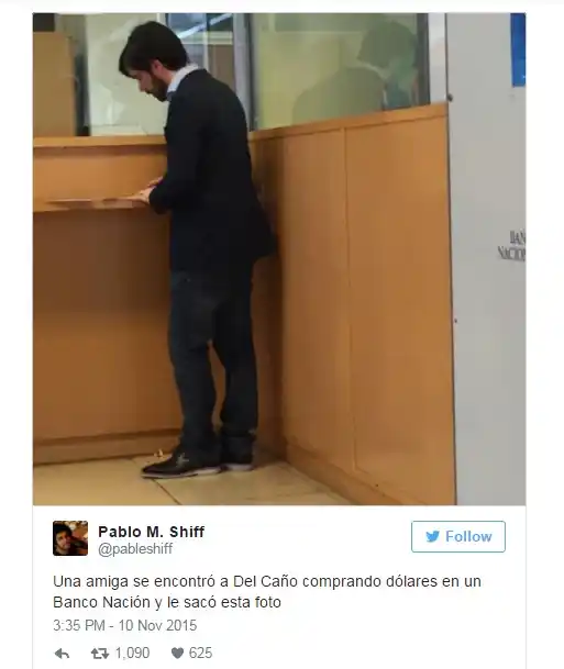 Del Caño compró dólares y estalló la polémica en Twitter