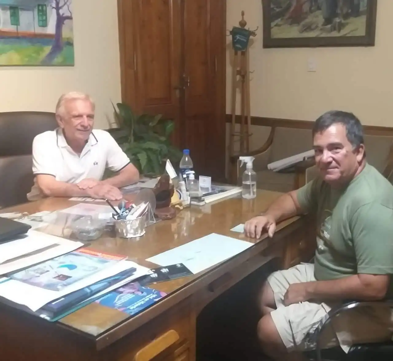 Gutiérrez y Maiocco ratificaron el acompañamiento a Frigerio
