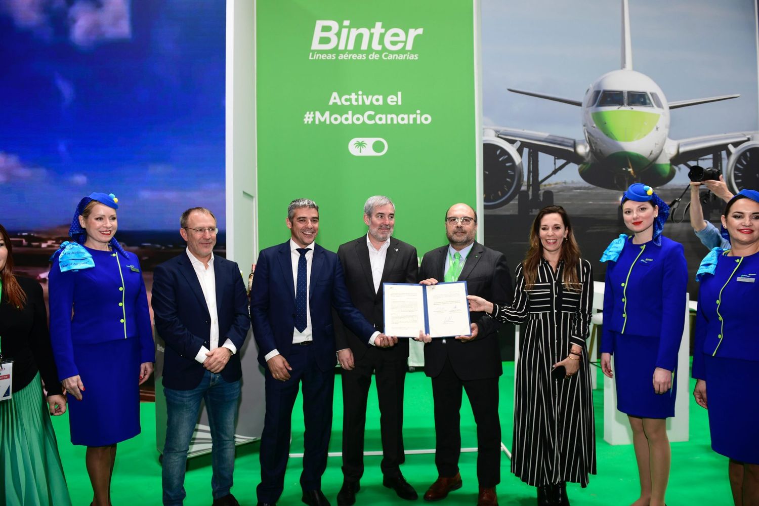 Binter suma presencia en España desde marzo.