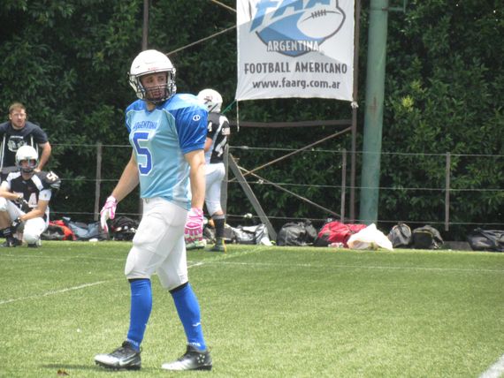 Las anécdotas del único tandilense que juega en la Selección Argentina de fútbol americano