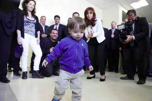 Cristina celebra en Santa Cruz el cumpleaños de su nieto Néstor Iván