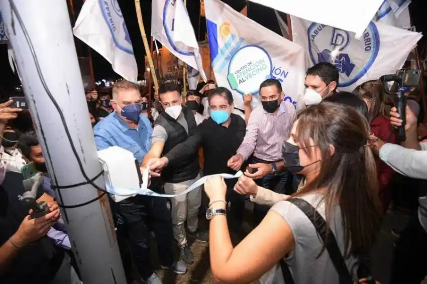 Jofré habilitó obras en el Paseo Ferroviario