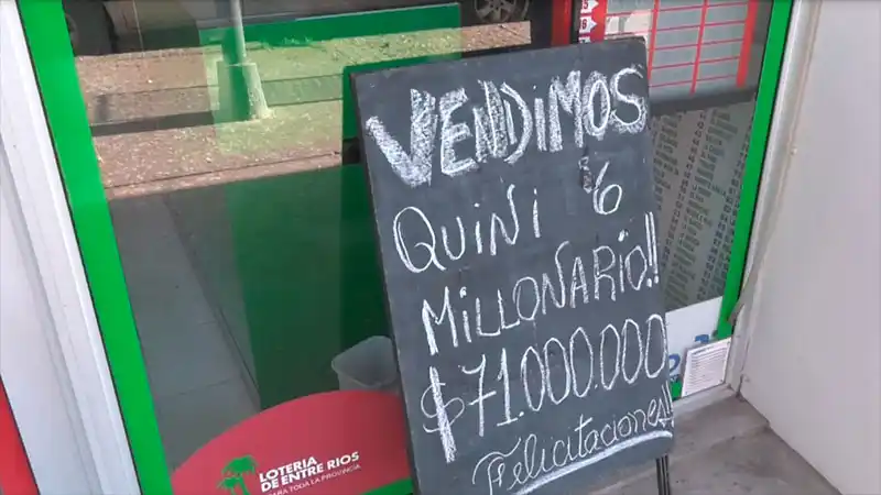 Quini 6 de $71 millones: "Se enteró al repetir la boleta"