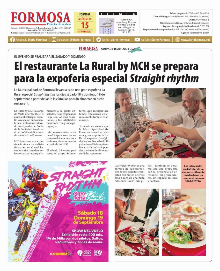 Tapa y Contratapa 15 de septiembre de 2021