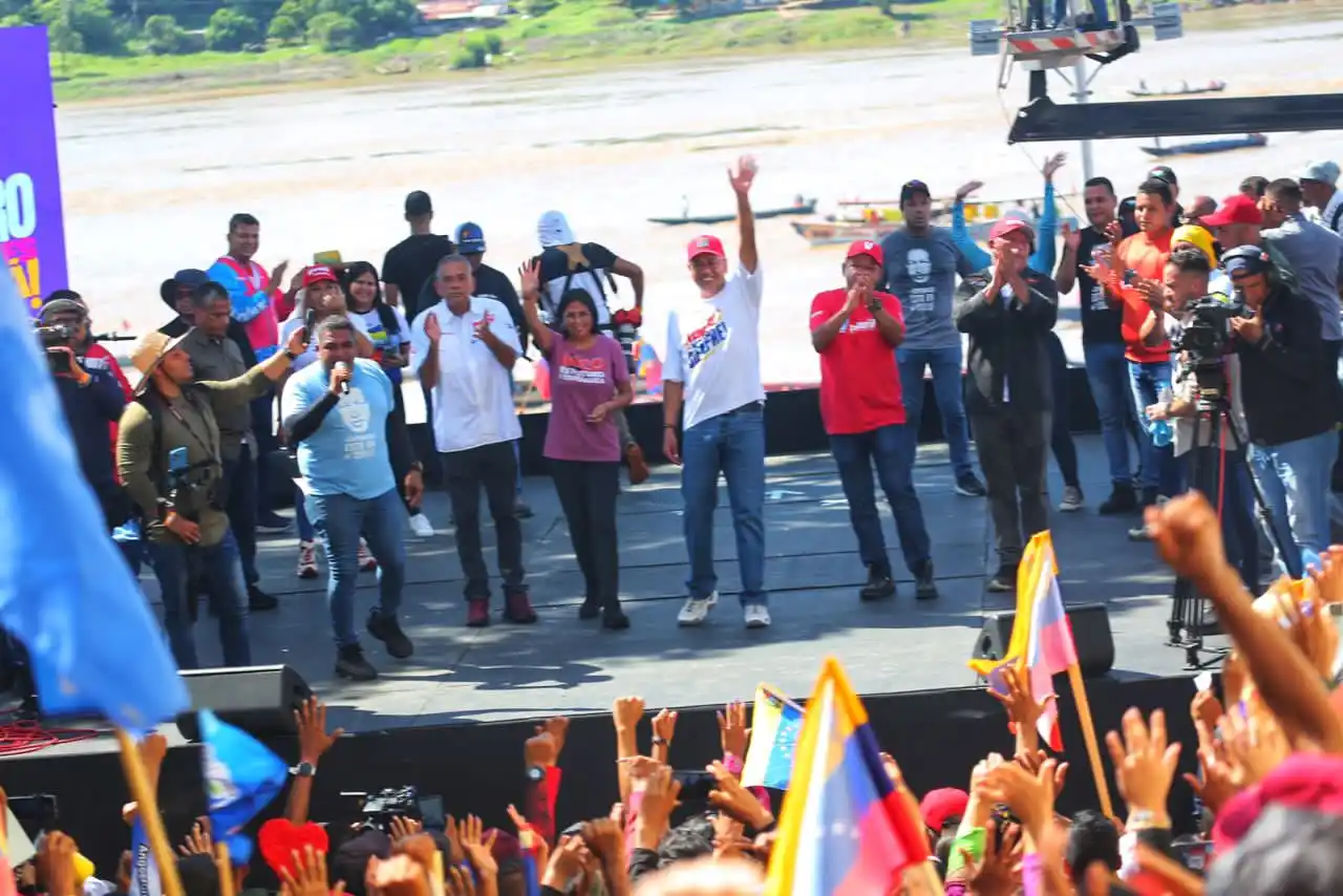 Jorge Rodríguez desde Bolívar: “la batalla no es el 28J, es MINUTO A MINUTO” (+ Video)