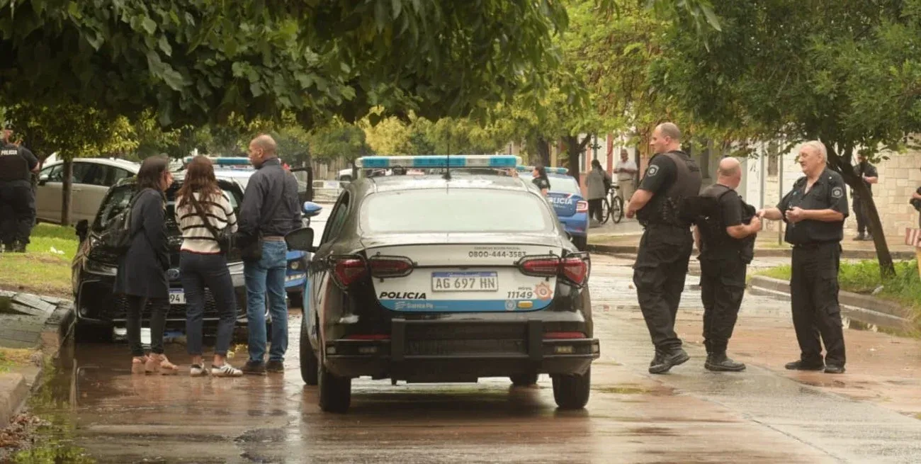 Homicidio en Zavalla y Juan de Garay. Crédito: Guillermo Di Salvatore.