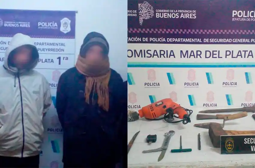 Detienen a dos hombres que tenían en su poder herramientas