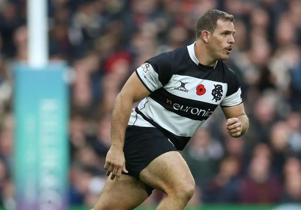Facundo Bosch en el triunfo de los Barbarians ante los All Blacks XV