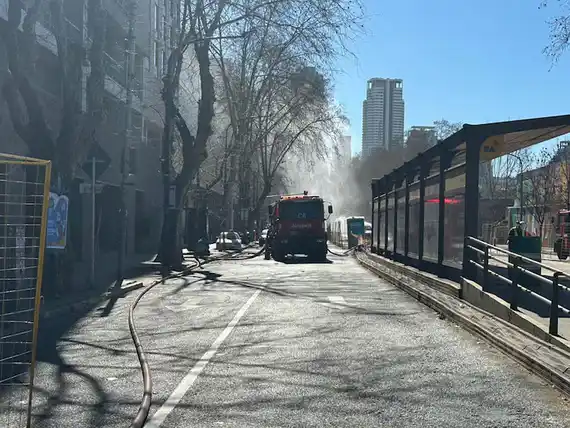 Importante operativo por escape de gas en Palermo