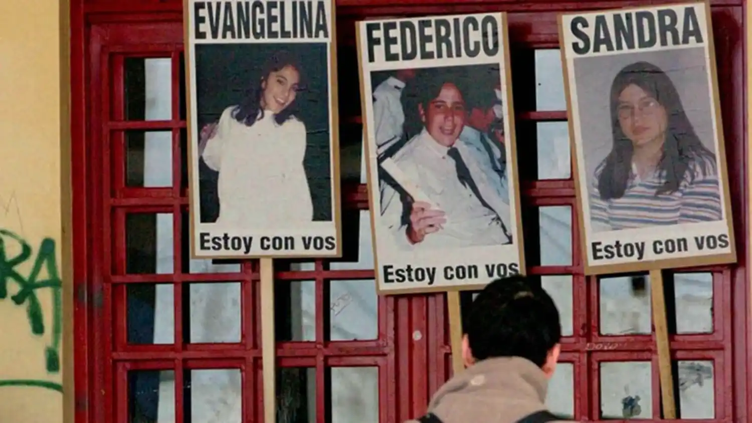 Evangelina, Federico y Sandra, los tres chicos víctimas mortales de la masacre escolar más importante de la historia argentina.